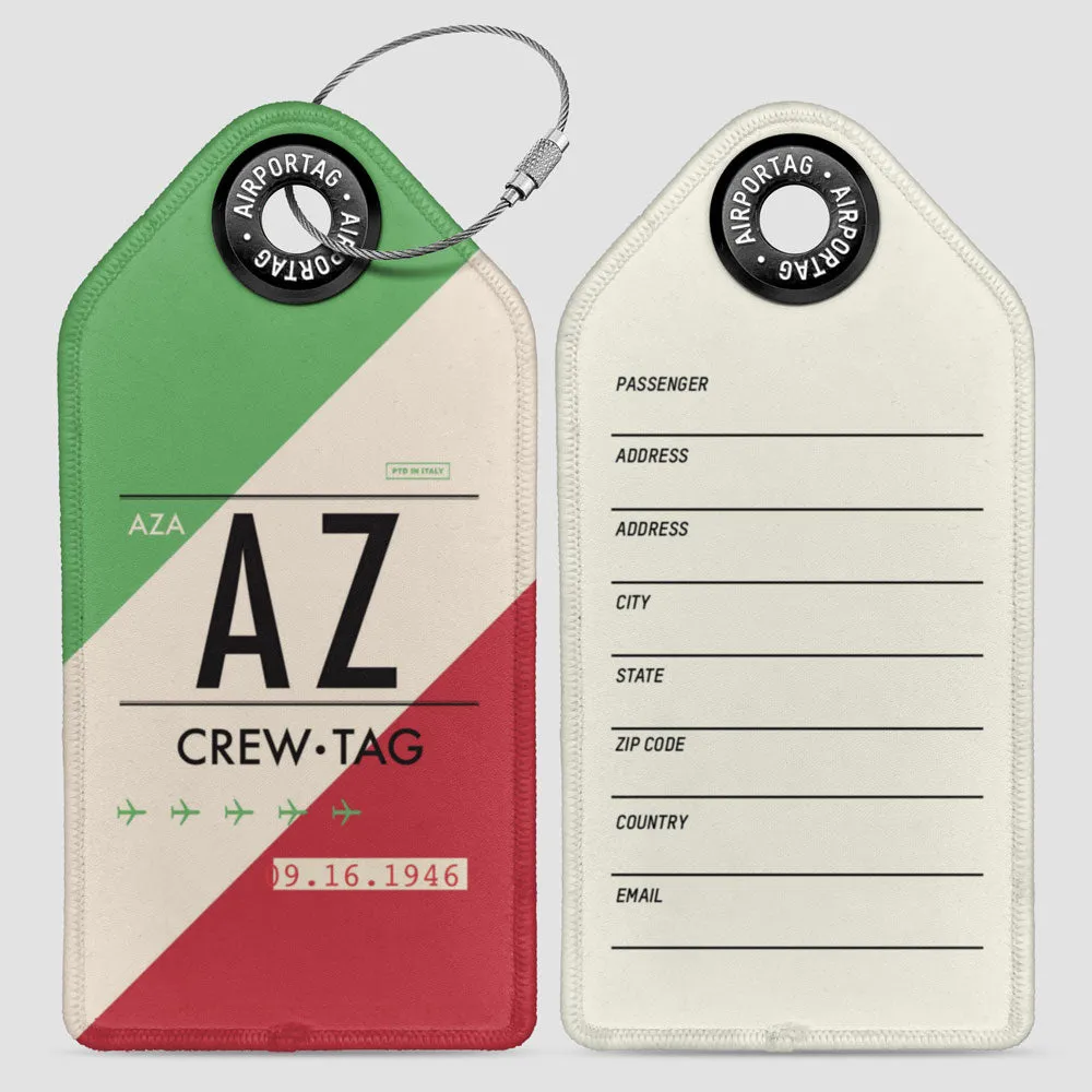 AZ - Luggage Tag