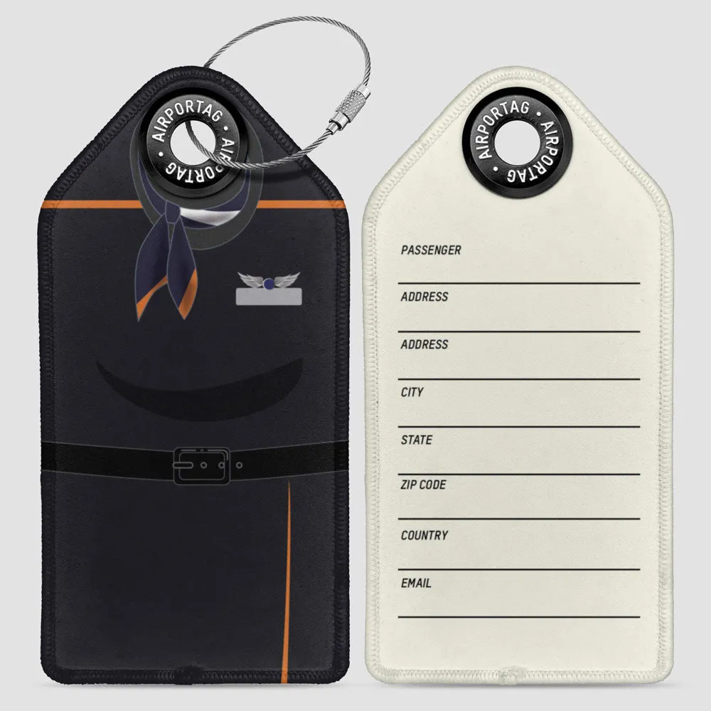 B6 Female Cabin Crew Uniform - Luggage Tag