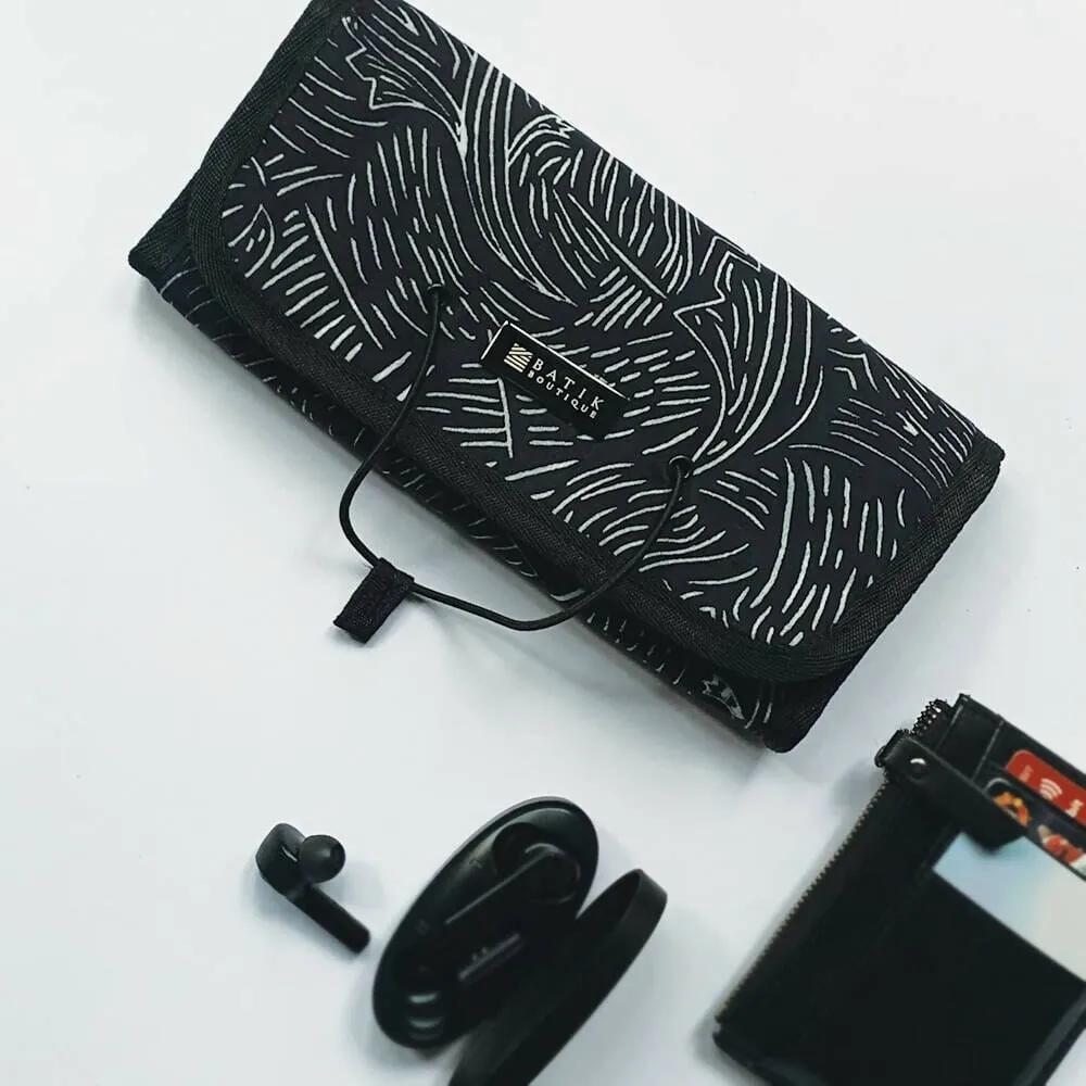 Batik Roll Up Travel Pouch