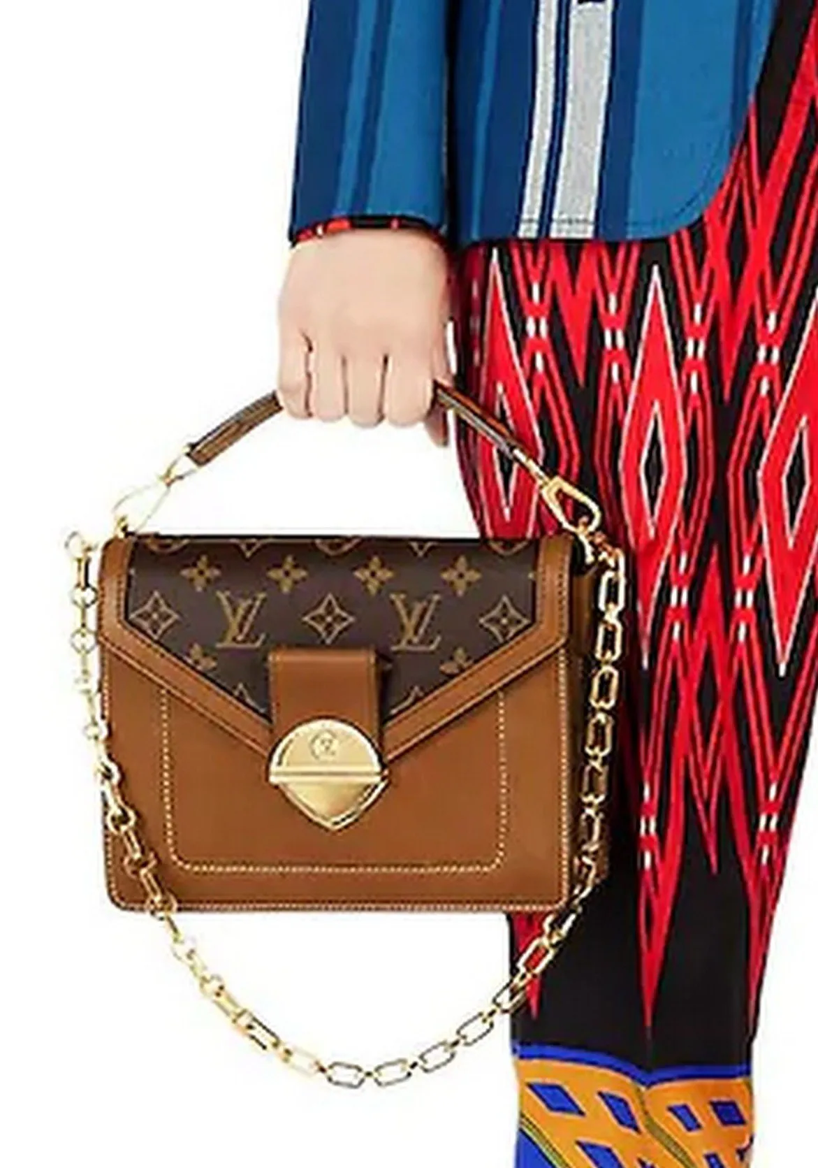 Biface Monogram Handbag