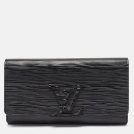 Black Epi Leather Louise Wallet