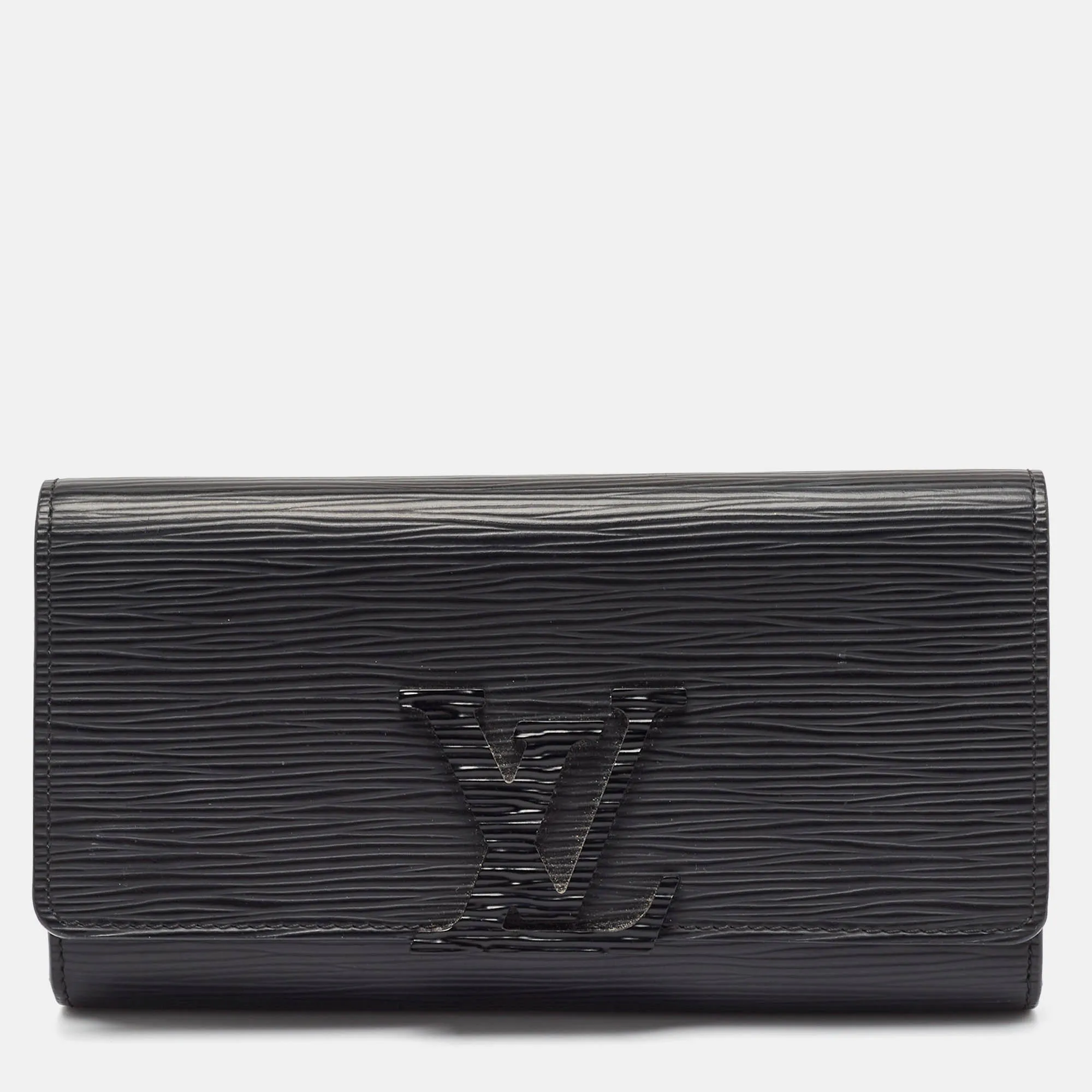 Black Epi Leather Louise Wallet