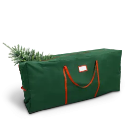 Christmas Wrapping Paper Storage Bag - Foldable, Heavy Duty, 600D Oxford Fabric