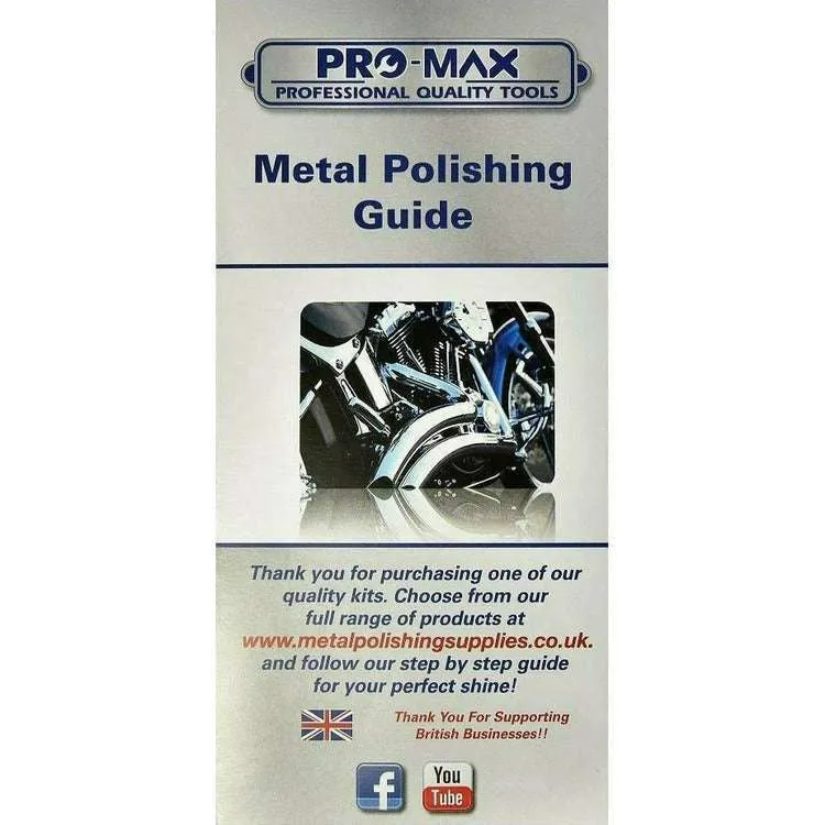 Chrome Metal Polishing Kit Drill 13pc Pro-Max