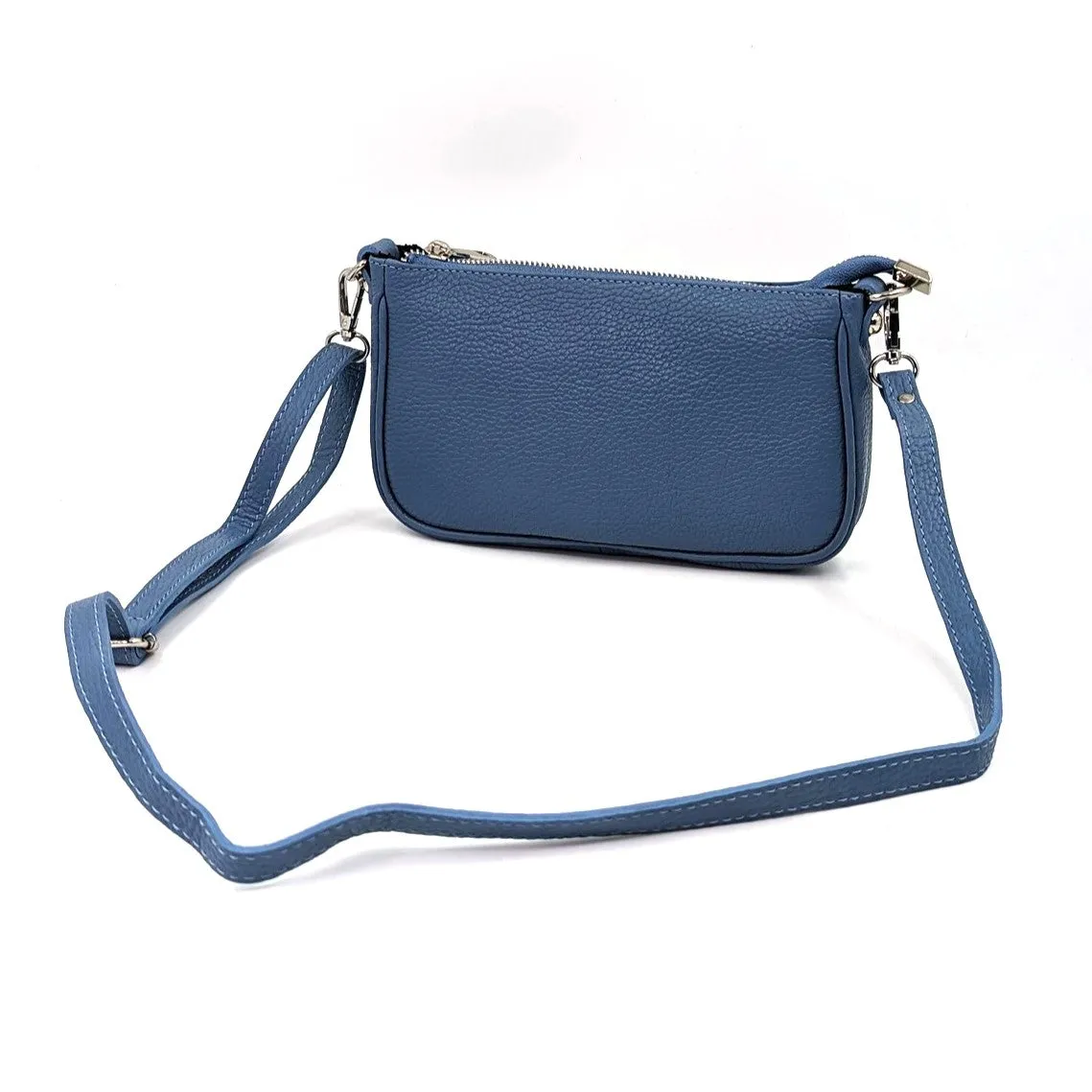 Classic leather chic crossbody bag