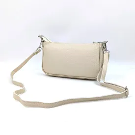 Classic leather chic crossbody bag