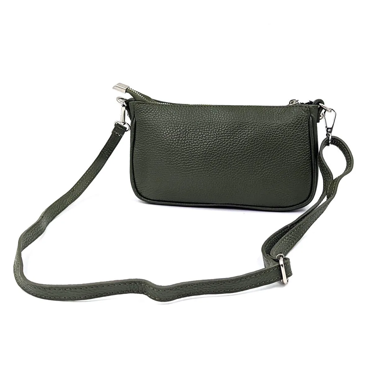Classic leather chic crossbody bag