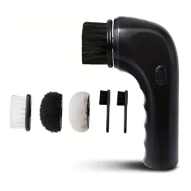 Electric Shoe Shine Kit, Electric Shoe Polisher Brush Shoe Shiner Dust Cleaner Portable Wireless Leather Care Kit For Shoes, Ideal choice for Gifts