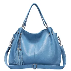 Fashion Tassel Women Leather Shoulder Handbags 0217