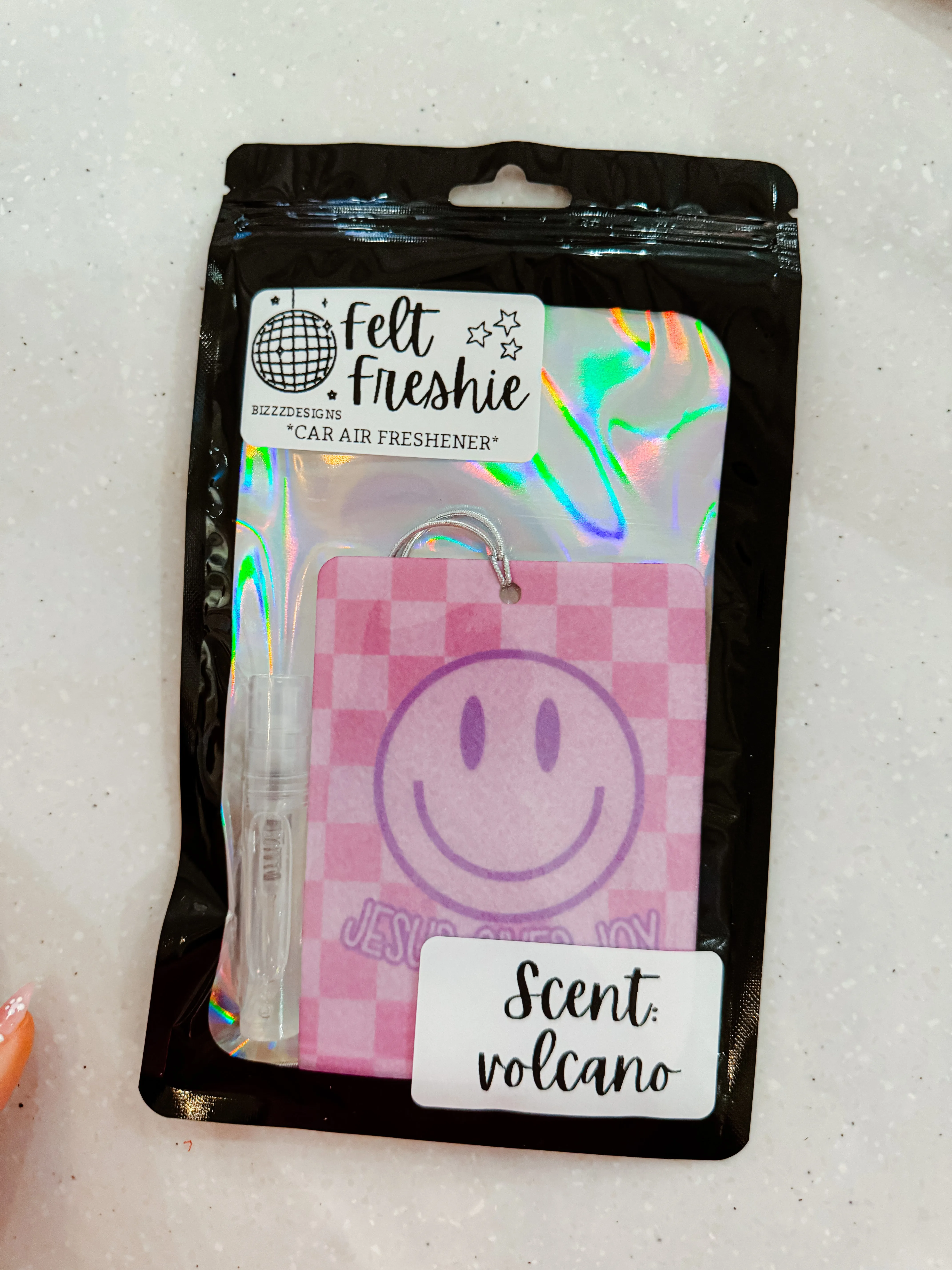 Felt Freshie Volcano