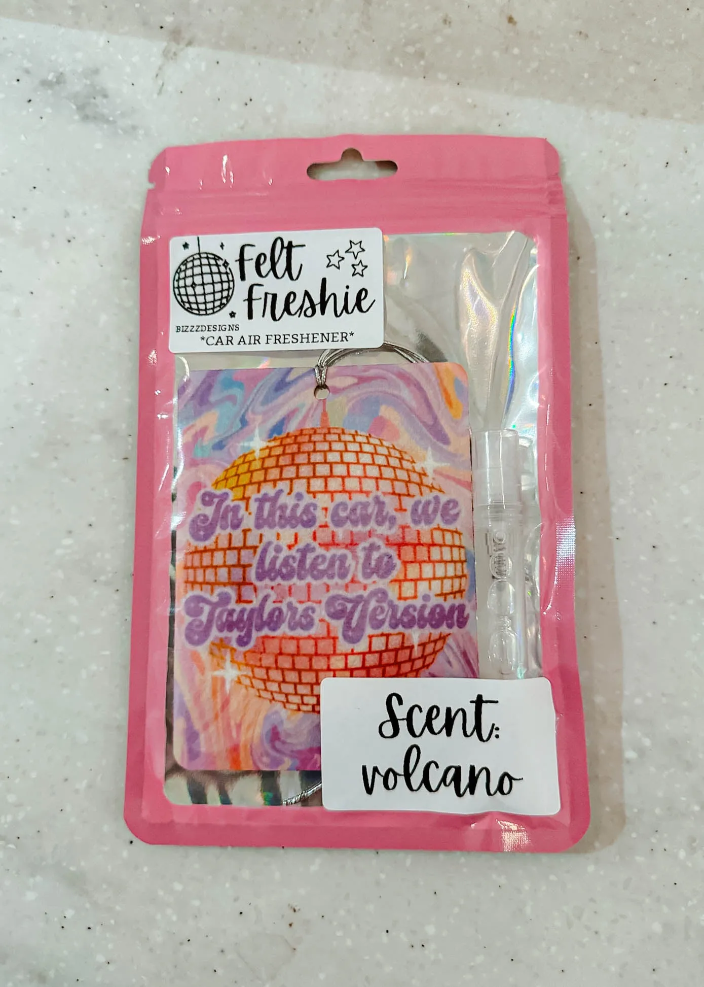 Felt Freshie Volcano