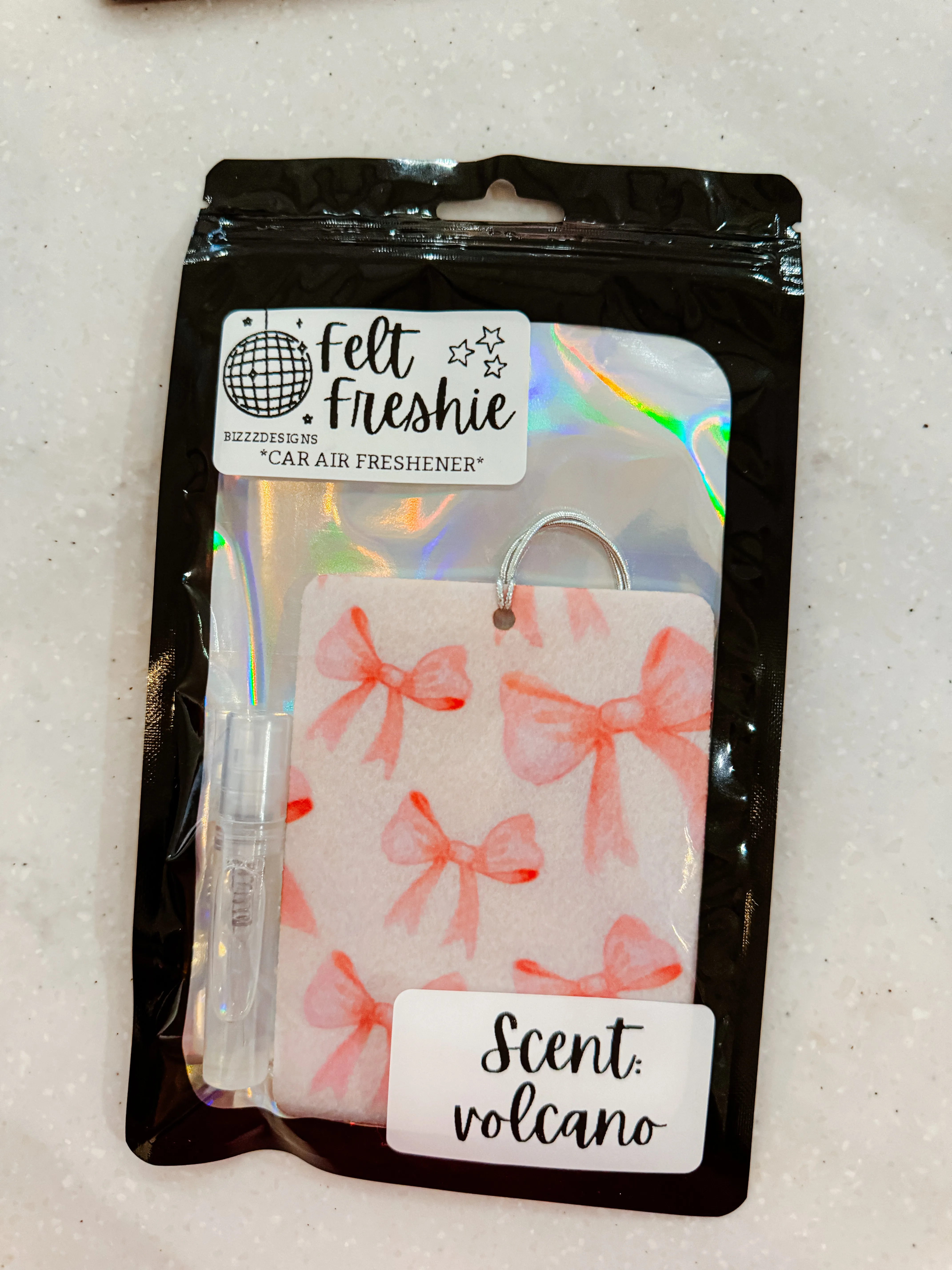 Felt Freshie Volcano