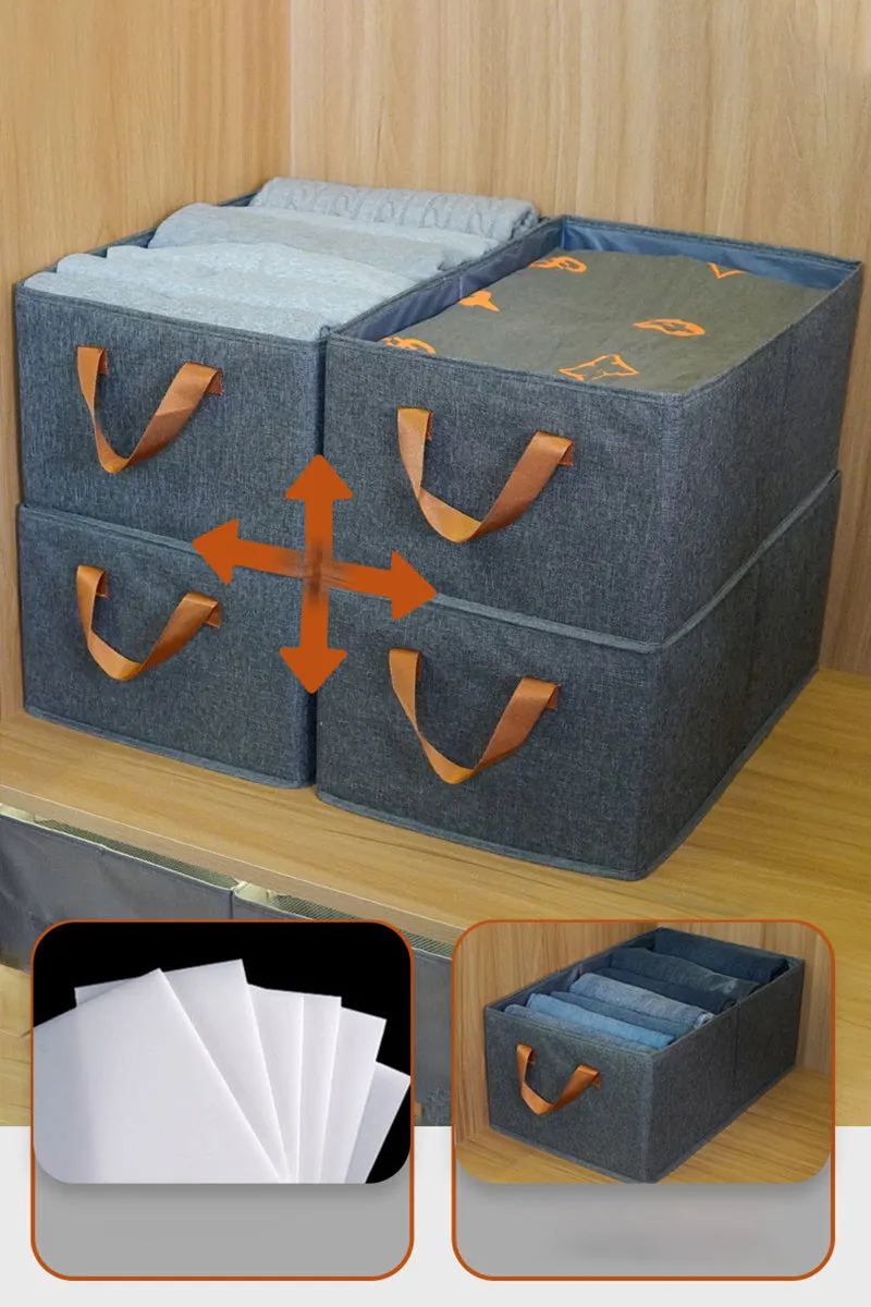 FOLD ABLE WARDROBE DRAWER ORGANIZER