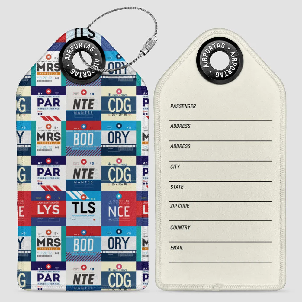 French Airports - Luggage Tag