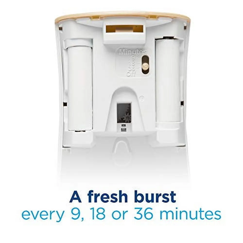 Glade Automatic Spray Refill 2 Ct, Cashmere Woods, 12.4 Oz. Total, Air Freshener Infused with Essential Oils