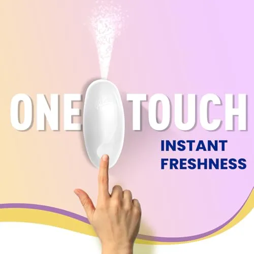 Glade Touch & Fresh Aerosol Air Freshener for Bathroom | 12ml Refill (Pack of 3) | Lasts up to 100 Sprays,Lavender | Lasting Fragrance with One Touch