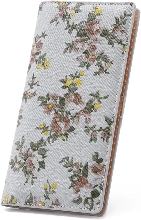 GOIACII Womens Wallet RFID Slim Wallets for Women Thin Ladies Credit Card Holder Bifold Billfold with 11 Card Slots & ID Window
