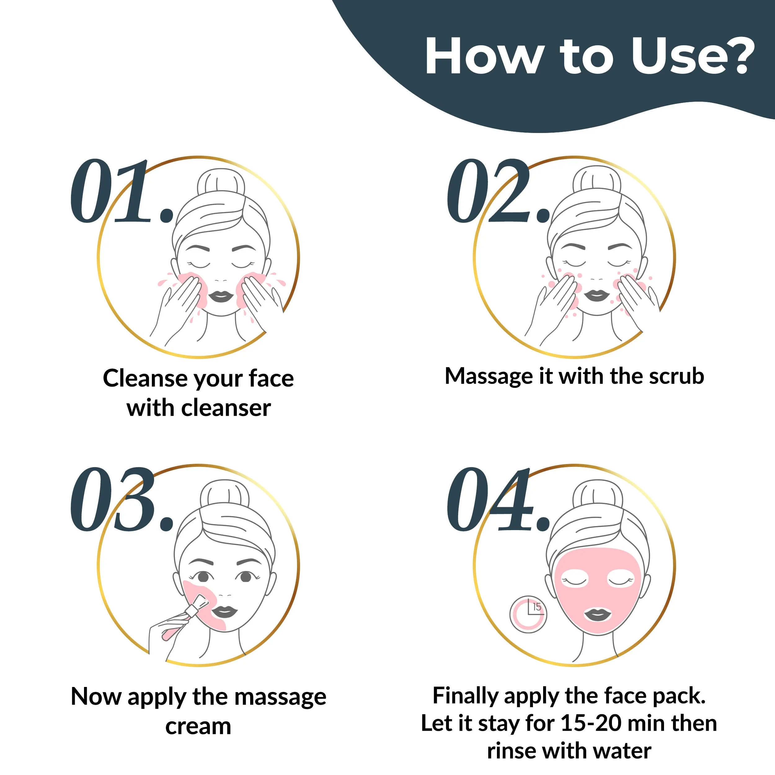 Good Vibes Diamond Skin Polishing Facial Kit - 200g - GT