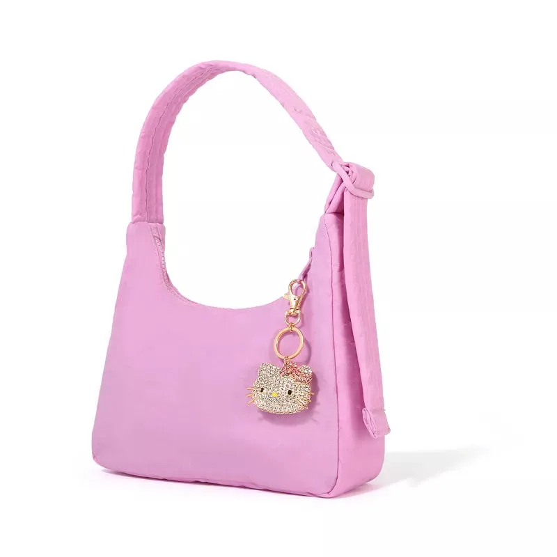 Hello Kitty Face Pave 3D Bling Keychain