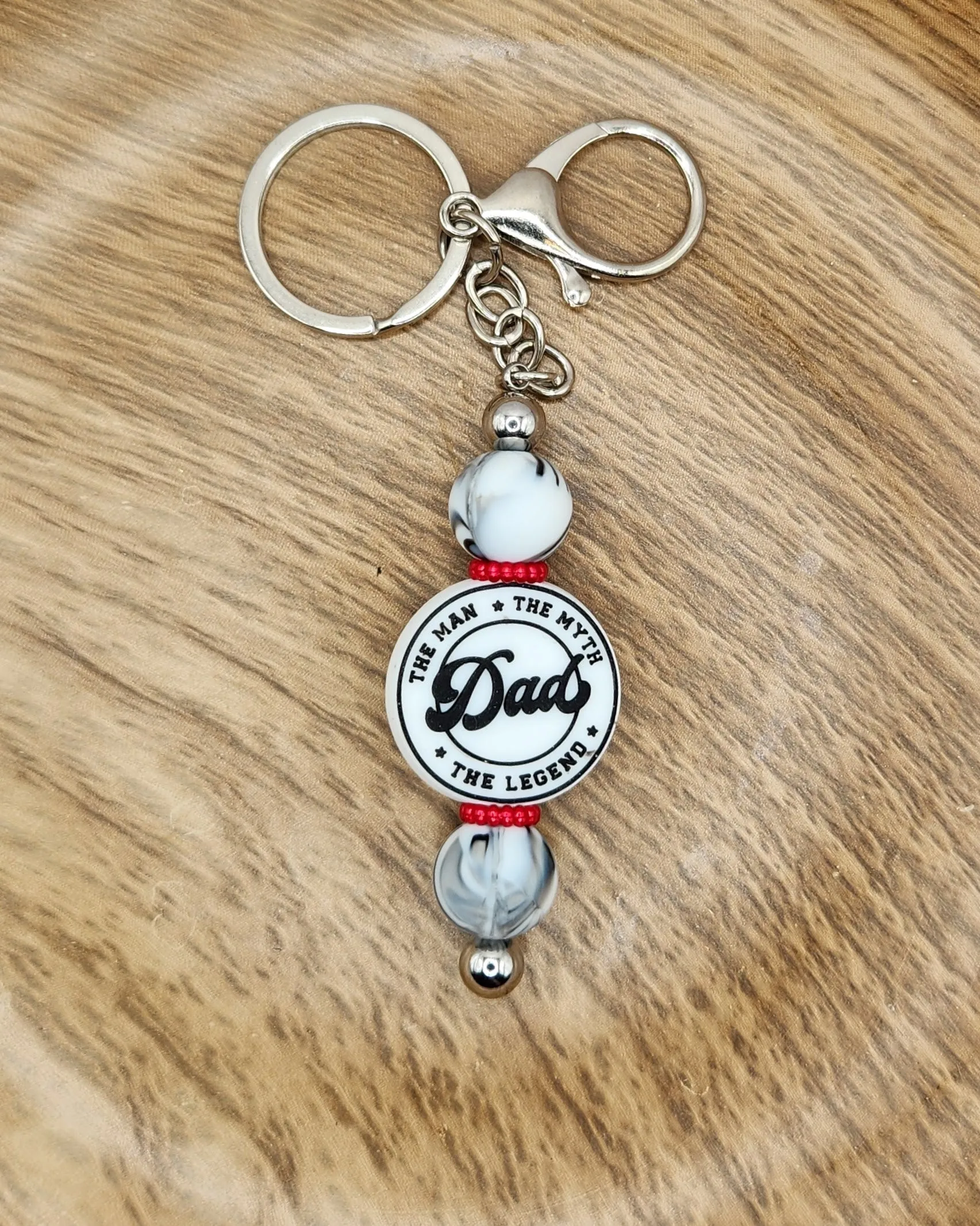 Keychain-Dad the Man the Myth the Legend