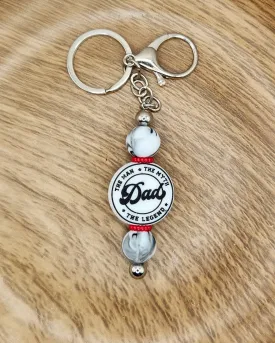 Keychain-Dad the Man the Myth the Legend
