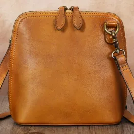 Leather Crossbody Bag Handmade Satchels Small Women Shoulder Purse