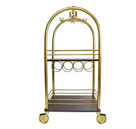 Luggage Bar Cart Large Gold
