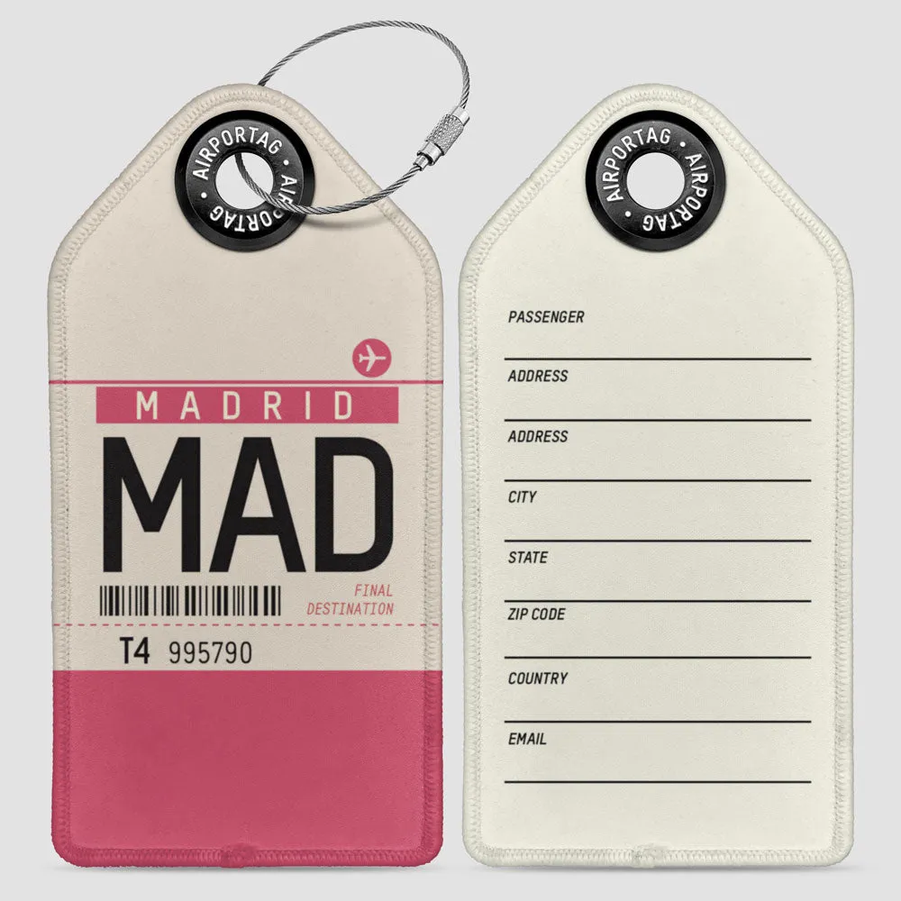 MAD - Luggage Tag