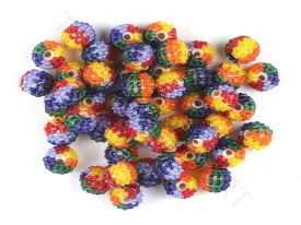 Multicolour Woven Beaded Beads