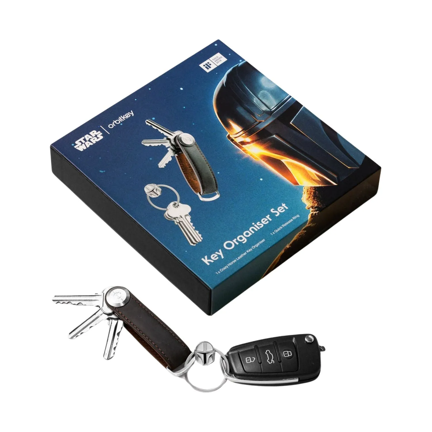 Orbitkey Star Wars Leather Key Organiser   Ring V2 Kit