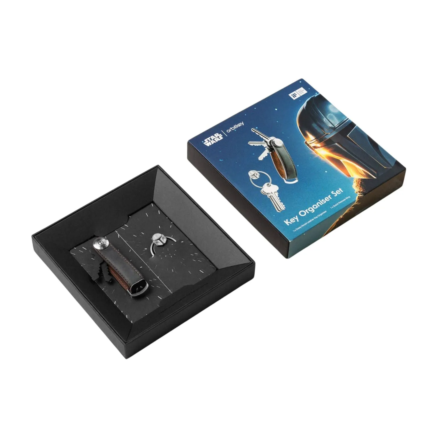 Orbitkey Star Wars Leather Key Organiser   Ring V2 Kit