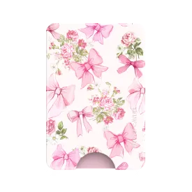 Posie Pink Bow MagSafe Wallet