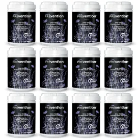 Prevention All Purpose Cleaner Wipes – One-Step Wipes for Salons, Spas, Clinics, Tanning Bed Cleaner Surface Sanitizing Wipes – 160 Count per Canister, Pack of 12