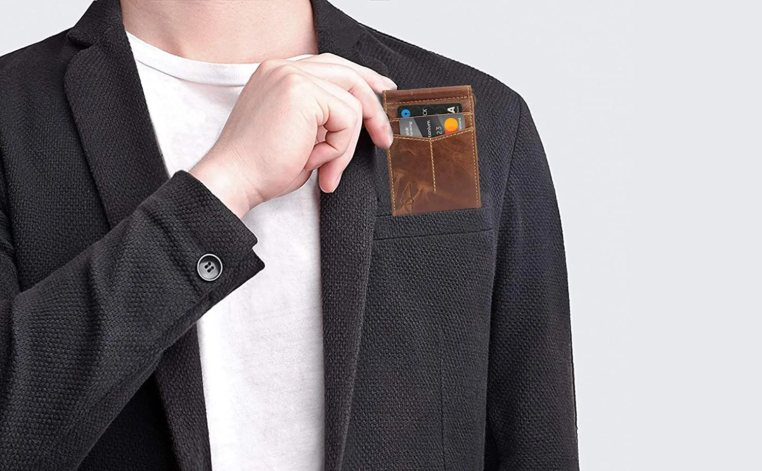 RFID & Minimalist Slim Leather Wallet