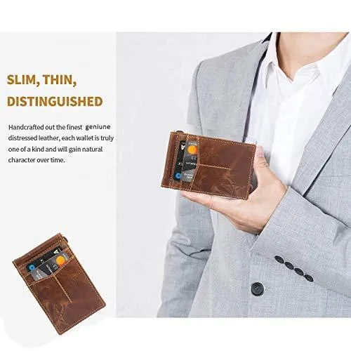 RFID & Minimalist Slim Leather Wallet