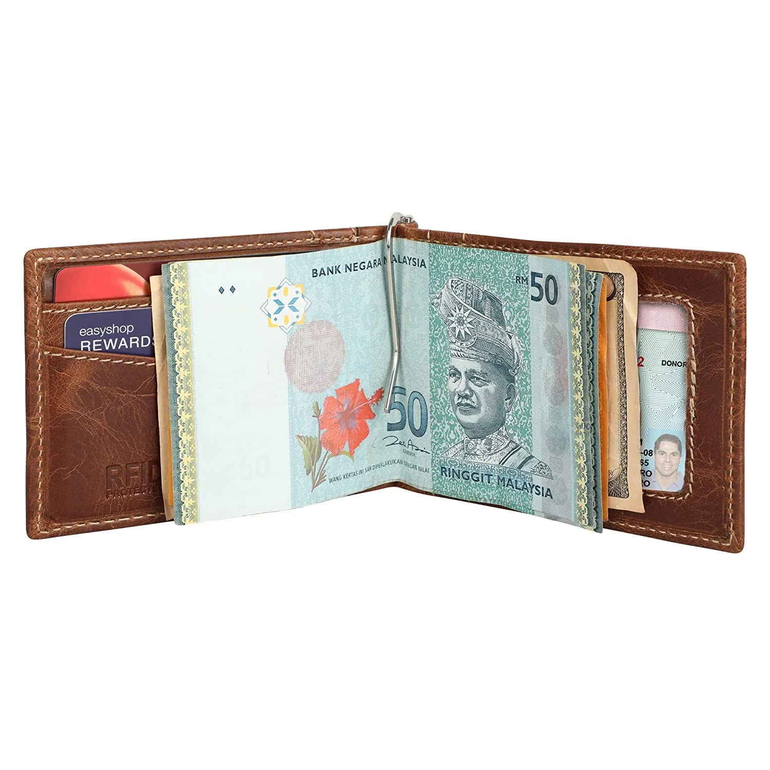 RFID & Minimalist Slim Leather Wallet