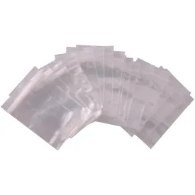 SA-B23 - 100 Pack of 2 Inch x 3 Inch Clear Reclosable Poly Bags - 2 MIL