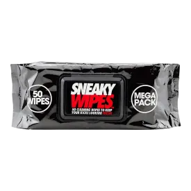 Sneaky Wipes - Shoe and Trainer Cleaning Wipes - 50 Mega Pack