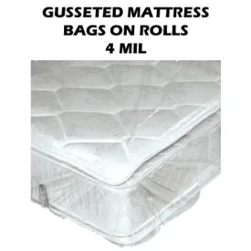 Standard Mattress Bags On Rolls - 4 Mil