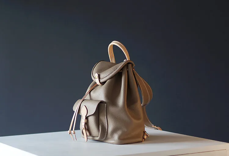 Stylish Women's Leather Mini Backpack Purse Soft Leather Backpacks