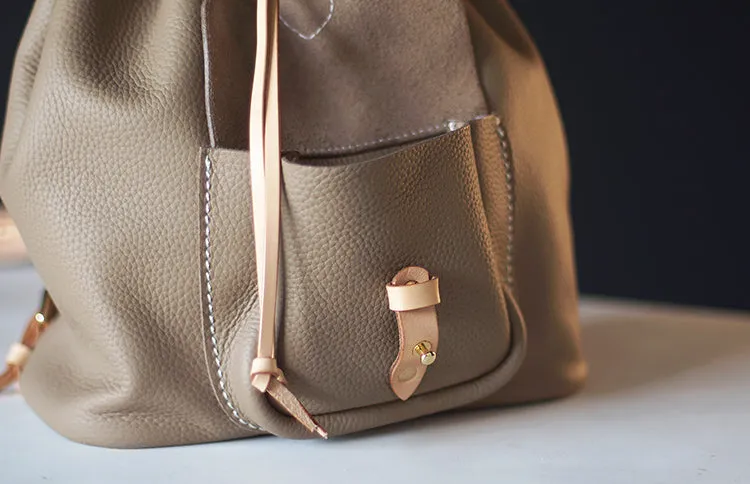 Stylish Women's Leather Mini Backpack Purse Soft Leather Backpacks
