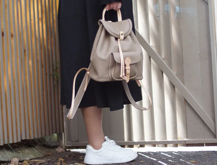 Stylish Women's Leather Mini Backpack Purse Soft Leather Backpacks