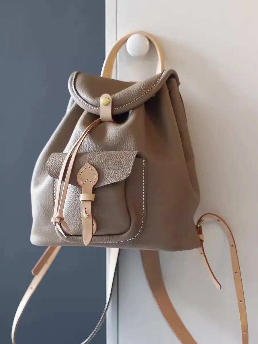 Stylish Women's Leather Mini Backpack Purse Soft Leather Backpacks