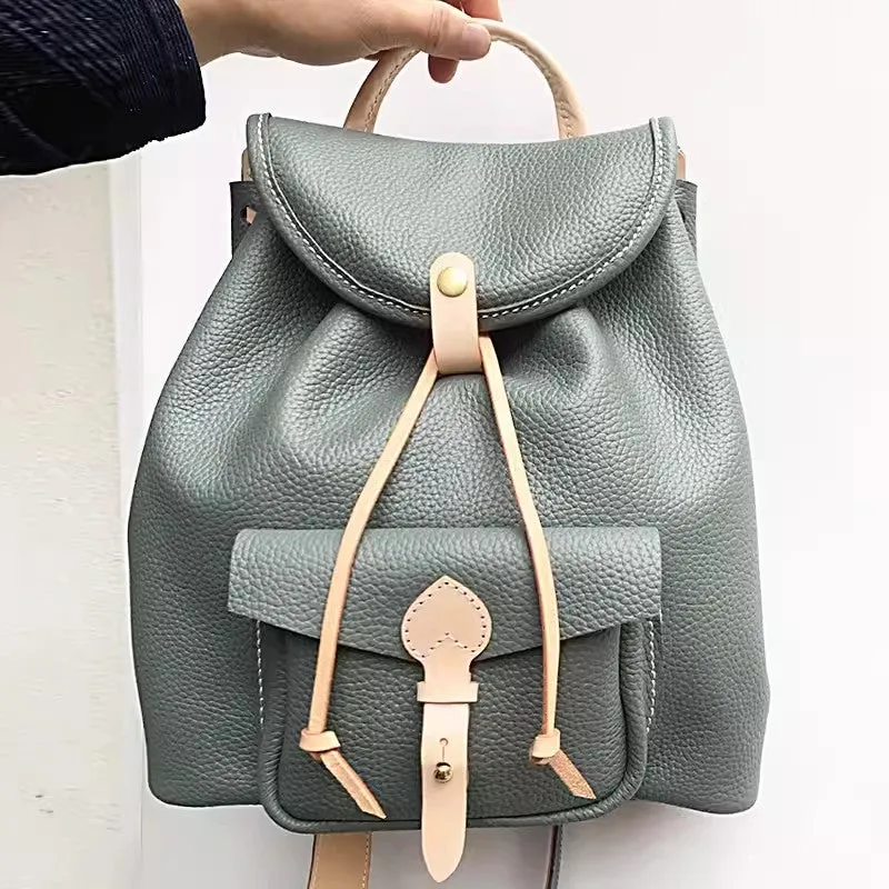 Stylish Women's Leather Mini Backpack Purse Soft Leather Backpacks
