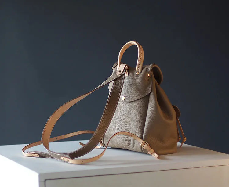Stylish Women's Leather Mini Backpack Purse Soft Leather Backpacks
