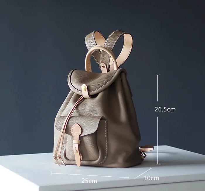 Stylish Women's Leather Mini Backpack Purse Soft Leather Backpacks