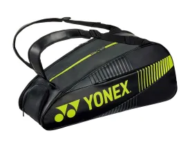 Yonex 82426EX Active 6 Racket Badminton Bag - Black / Lime